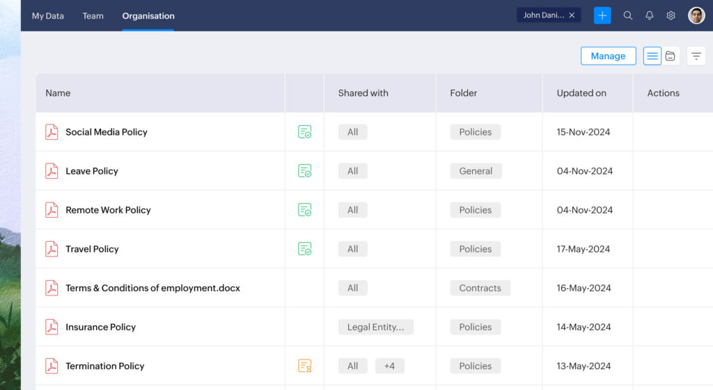 document management
