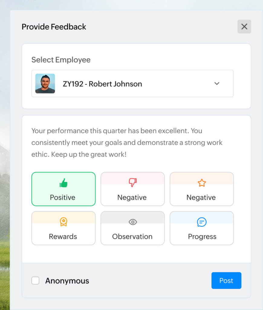 feedback