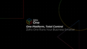 Zoho One Helps Running Your Business Smarter