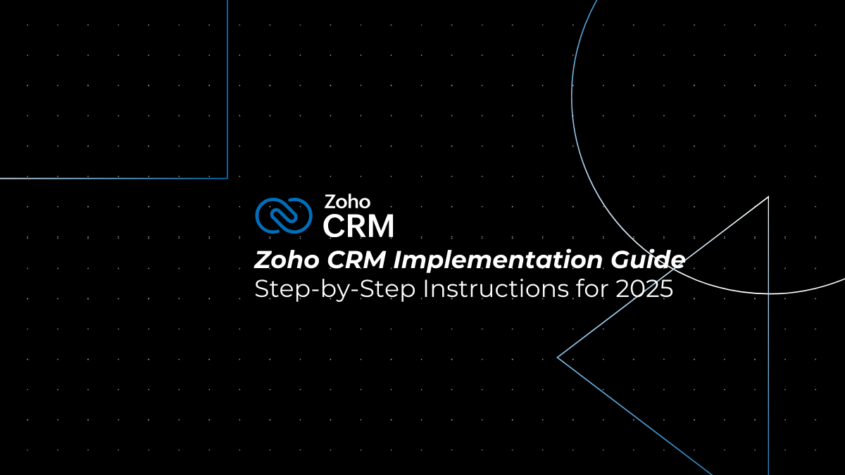 zoho crm implementation guide
