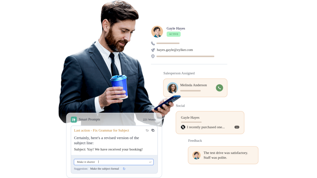 importance of zoho crm for sales teams