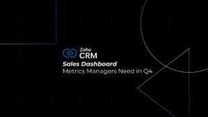 Sales dashboard in Zoho CRM