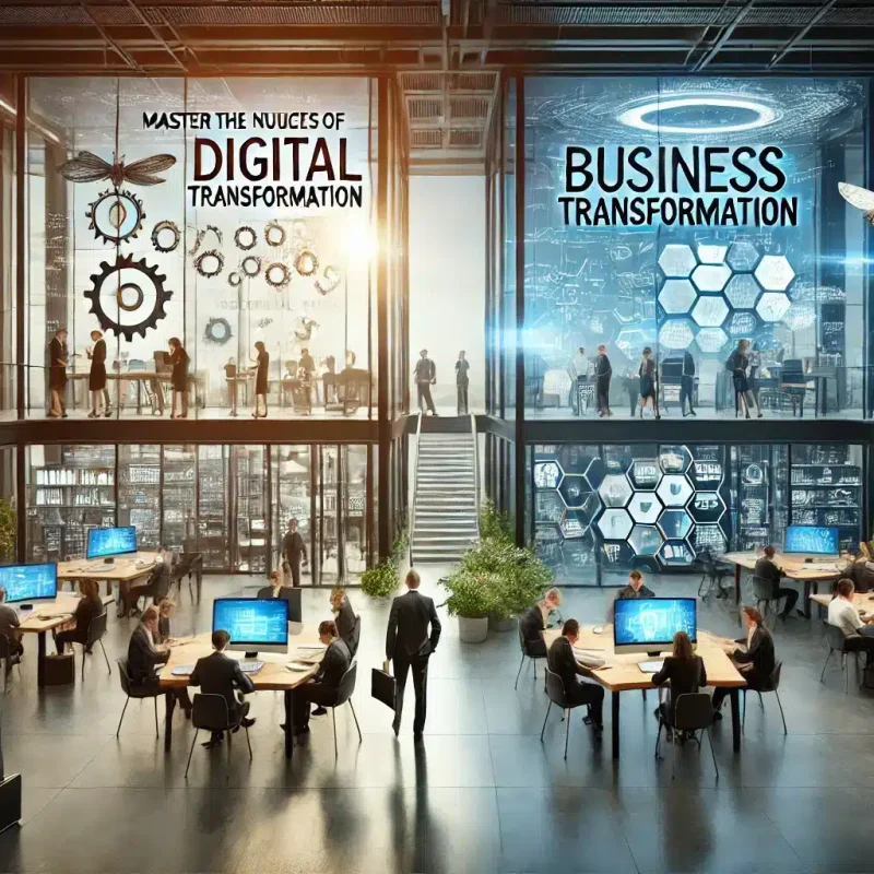 Digital Transformation vs. Business Transformation التحول الرقمي و تحويل الأعمال